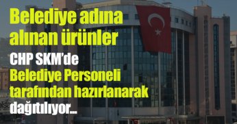 İzmit Belediyesi adına alınan ürünler, SKM'de dağıtılıyor