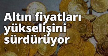 Altın fiyatları yükselişini sürdürüyor