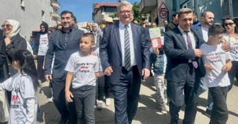 BAŞKAN ÖLMEZ ENGELLİLER İÇİN YÜRÜDÜ