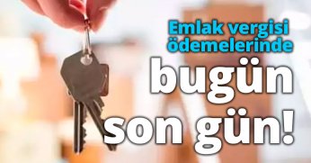 Emlak vergisi ödemelerinde bugün son gün!