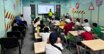 Trafik Eğitim Parkında yaz eğitimleri başladı