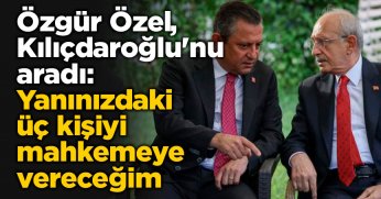 Yanınızdaki üç kişiyi mahkemeye vereceğim