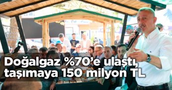 Doğalgaz %70’e ulaştı, taşımaya 150 milyon TL