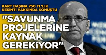 Şimşek kartlardan 750 TL kesinti öngören yasa teklifinde geri adım için ilk işareti verdi