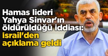 İsrail'den açıklama geldi