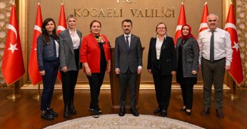 Kocaeli İl Kadın Girişimciler Kurulu Vali İlhami Aktaş'ı Ziyaret Etti