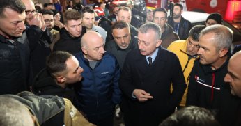 Büyükakın ve Aktaş olay yerinde!