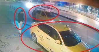 İstediği olmayınca taksiyi gasp etti