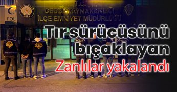 Zanlılar yakalandı!