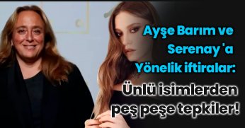 Ünlü isimlerden peş peşe tepkiler!