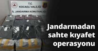Jandarmadan sahte kıyafet operasyonu
