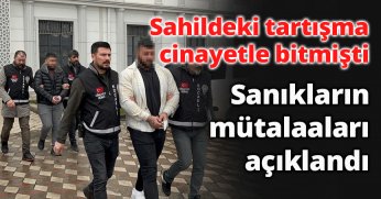 Sahildeki tartışma cinayetle bitmişti, 3 sanık hakkında mütalaa açıklandı