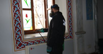 Kocaeli’de ibadethaneler ilaçlanıyor!