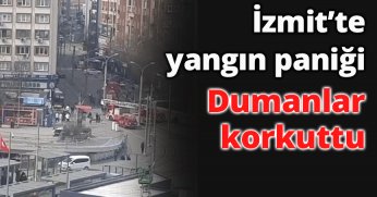 Dumanlar korkuttu