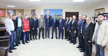 Başkan Talus, Kızılay yöneticilerini ağırladı