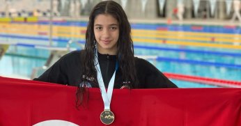 GÖLCÜKLÜ MİLLİ SPORCU ELA İŞCAN'DAN BÜYÜK BAŞARI