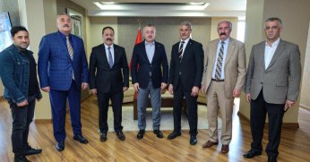 Başkan Büyükakın’a Merih Demiral’ın babası ve STK’lardan ziyaret