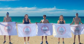 Genç yüzücülerimiz açık su yarışlarında göz doldurdular