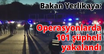 Bakan Yerlikaya: 
