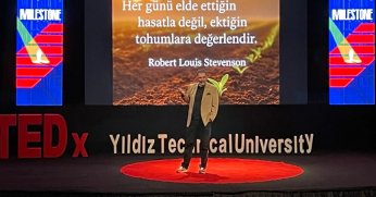 Sayın Mesut Sahin;  Volkan Ural'dan Yıldız Teknik Üniversitesi Tedx Sahne İlham Veren Dönüşüm Hikayesi