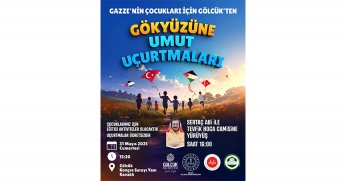 GÖLCÜK'TE UÇURTMALAR GAZZE’NİN ÇOCUKLARI İÇİN UÇACAK