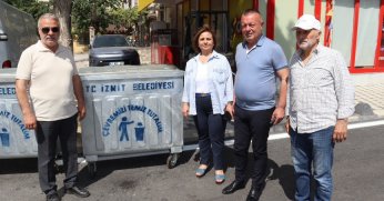 Yenişehir’de daha temiz bir İzmit için konteyner değişimi