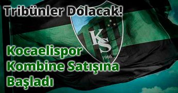 Tribünler Dolacak! Kocaelispor Kombine Satışına Başladı