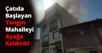 Gebze’de 3 Katlı Binada Korkutan Çatı Yangını: Alevler Paniğe Neden Oldu!