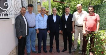 Başkan Talus’tan hac ziyaretleri