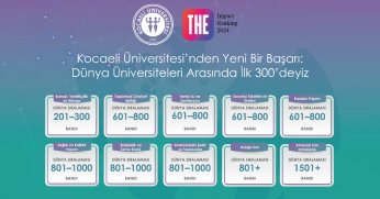 Dünya üniversiteleri arasında ilk 300’de