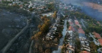 Büyük Yangının Etkisi Sabah Görüldü 