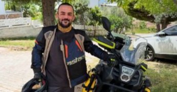 Motosiklet kazasında ölümden döndü