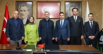 Başkan Talus'a önemli ziyaret