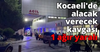 Kocaeli'de alacak verecek kavgası: 1 ağır yaralı