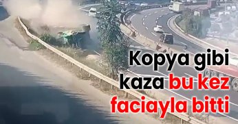 Kopya gibi kaza bu kez faciayla bitti