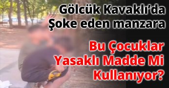Gölcük Kavaklı’da Şoke Eden Manzara 8 Yaşındaki Çocuklar Yasaklı Madde Mi Kullanıyor?