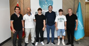 Başkan Özlü Başarılı Sporcuları Misafir Etti