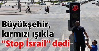 “Free Gaza” ve “Stop Israel” mesajlarıyla zulme dikkat çekildi