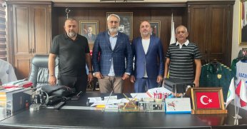 MHP İzmit İlçe Başkanı Kazan’dan KASKF Başkanı Murat Aydın’a Taziye Ziyareti