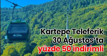 Kartepe Teleferik, 30 Ağustos’ta yüzde 50 indirimli