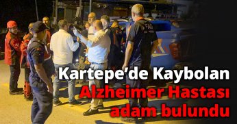 Kartepe’de Kaybolan Alzheimer Hastası adam bulundu