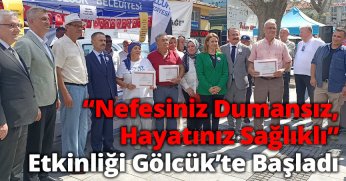 “Nefesiniz Dumansız, Hayatınız Sağlıklı”  Etkinliği Gölcük’te Başladı