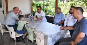 Başkan Özlü’den Hasta ve Yaşlılara Ziyaret