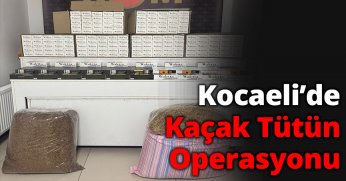 Kocaeli’de Kaçak Tütün Operasyonu: 2 Şüpheliye İşlem