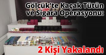 Gölcük’te Kaçak Tütün ve Sigara Operasyonu: 2 Kişi Yakalandı