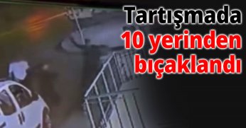 10 yerinden bıçaklanan şahıs yaralandı