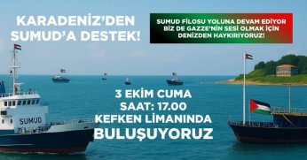 Kandıra’da Gazzeye Giden Sumud Filosu’na Destek Buluşması Düzenleniyor