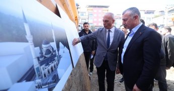 Yeni cami 1091 kişilik olacak