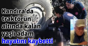 Kocaeli'de traktörün altında kalan yaşlı adam hayatını kaybetti