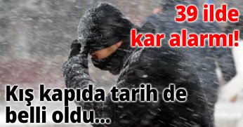 39 İlde Kar Alarmı! Kış Kapıda, Tarih de Belli Oldu
